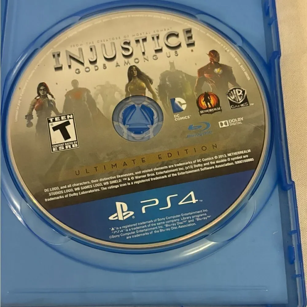 PS4 Injustice: Gods Among Us Video Game Rated T EPC
